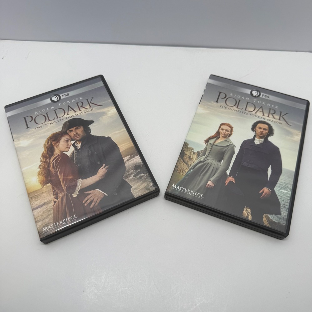 Poldark The Complete Third and Fourth Seasons DVD Set PBS Masterpiece Aidan